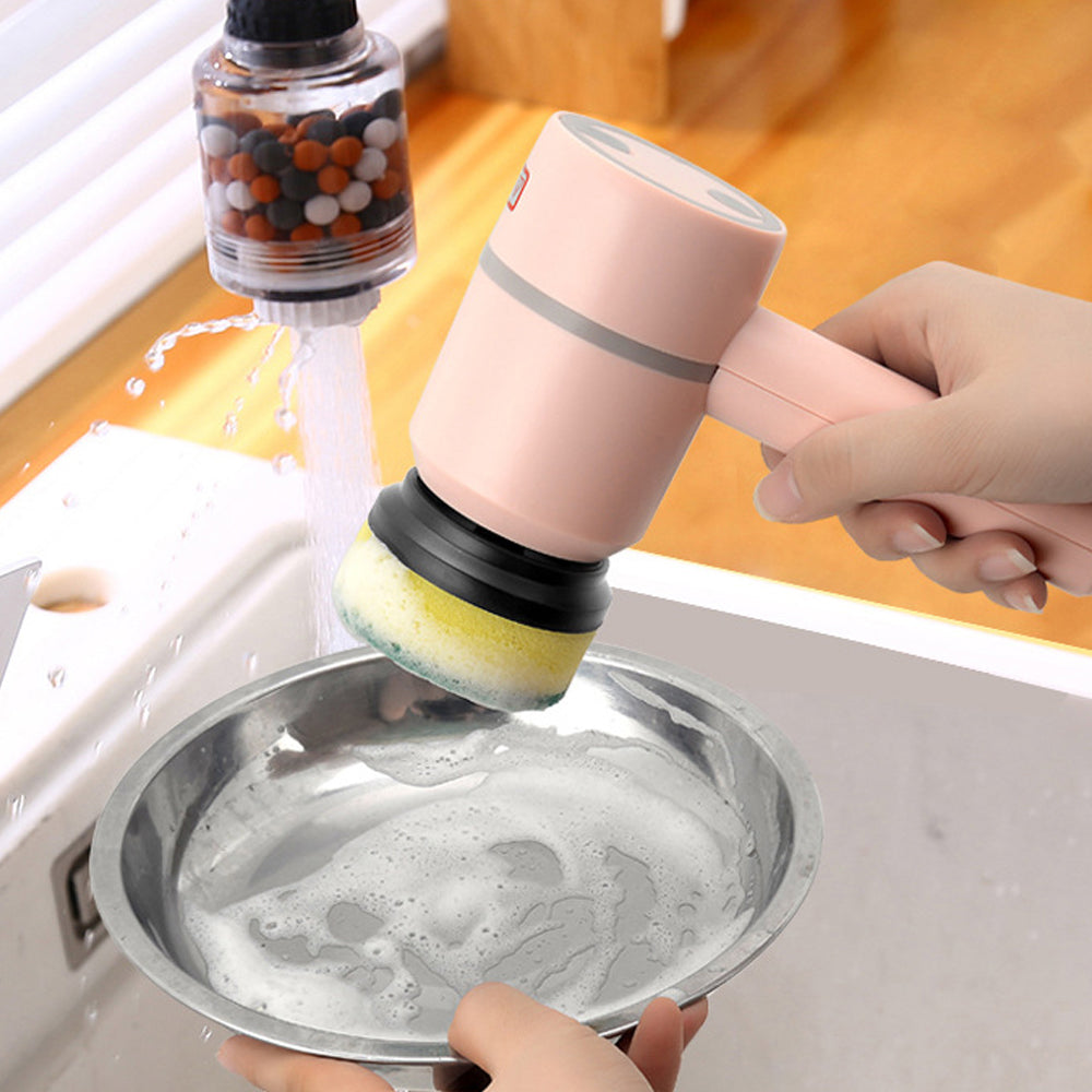 Automatische Reinigungsbürste Geschirrspülbürste  Kabellos für Küche, Badewanne, Fliesenreinigung - SwissZar™